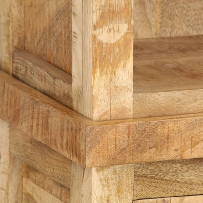 Boekenkast 50X30X180 Cm Massief Mangohout