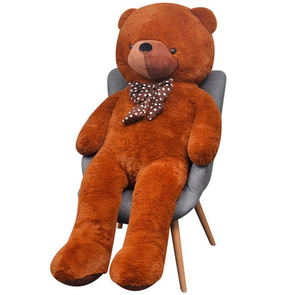 Teddybeer Xxl 135 Cm Zacht Pluche Bruin