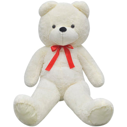 Teddybeer Xxl 135 Cm Zacht Pluche Wit