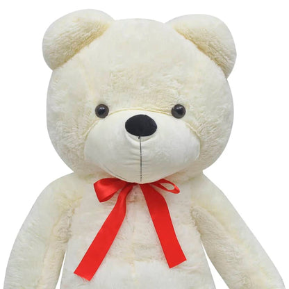 Teddybeer Xxl 135 Cm Zacht Pluche Wit