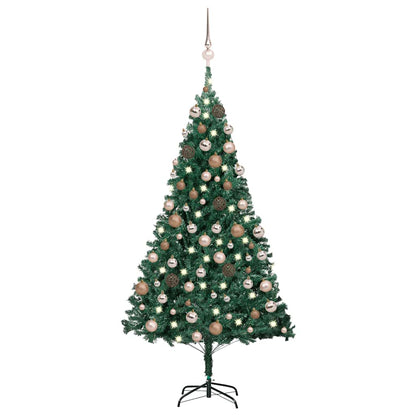 Kunstkerstboom Met Verlichting En Kerstballen Pvc