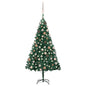Kunstkerstboom Met Verlichting En Kerstballen Pvc
