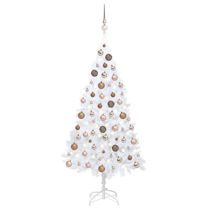 Kunstkerstboom Met Verlichting En Kerstballen Pvc