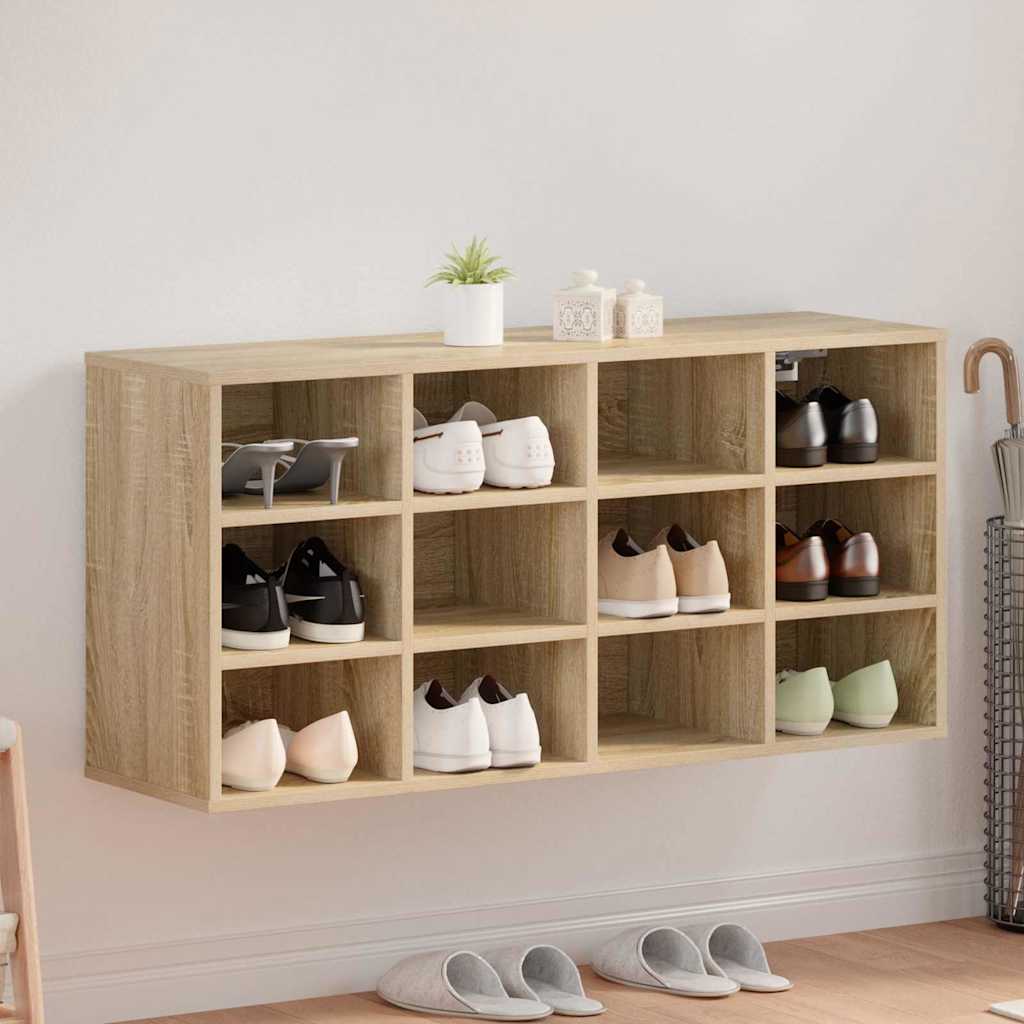 Schoenenkast Bewerkt Hout