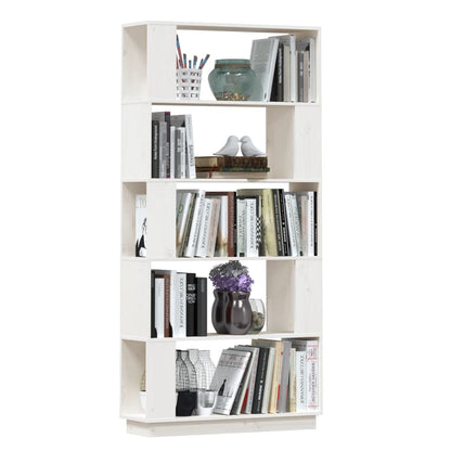 Boekenkast/Kamerscherm 80X25X163,5 Cm Massief Grenenhout