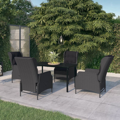 5-Delige Tuinset Poly Rattan