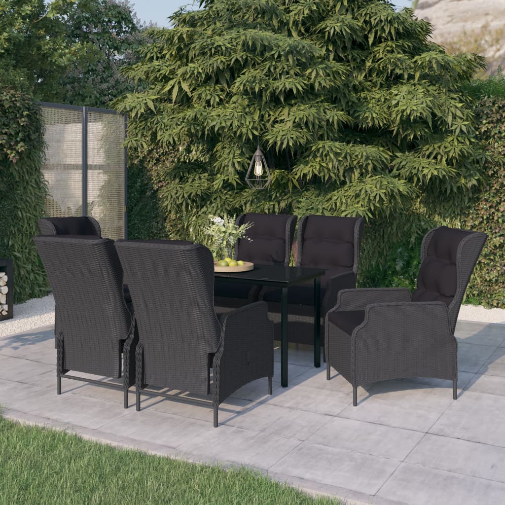 5-Delige Tuinset Poly Rattan