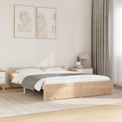 Bedframe Massief Hout