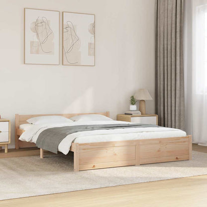 Bedframe Massief Hout