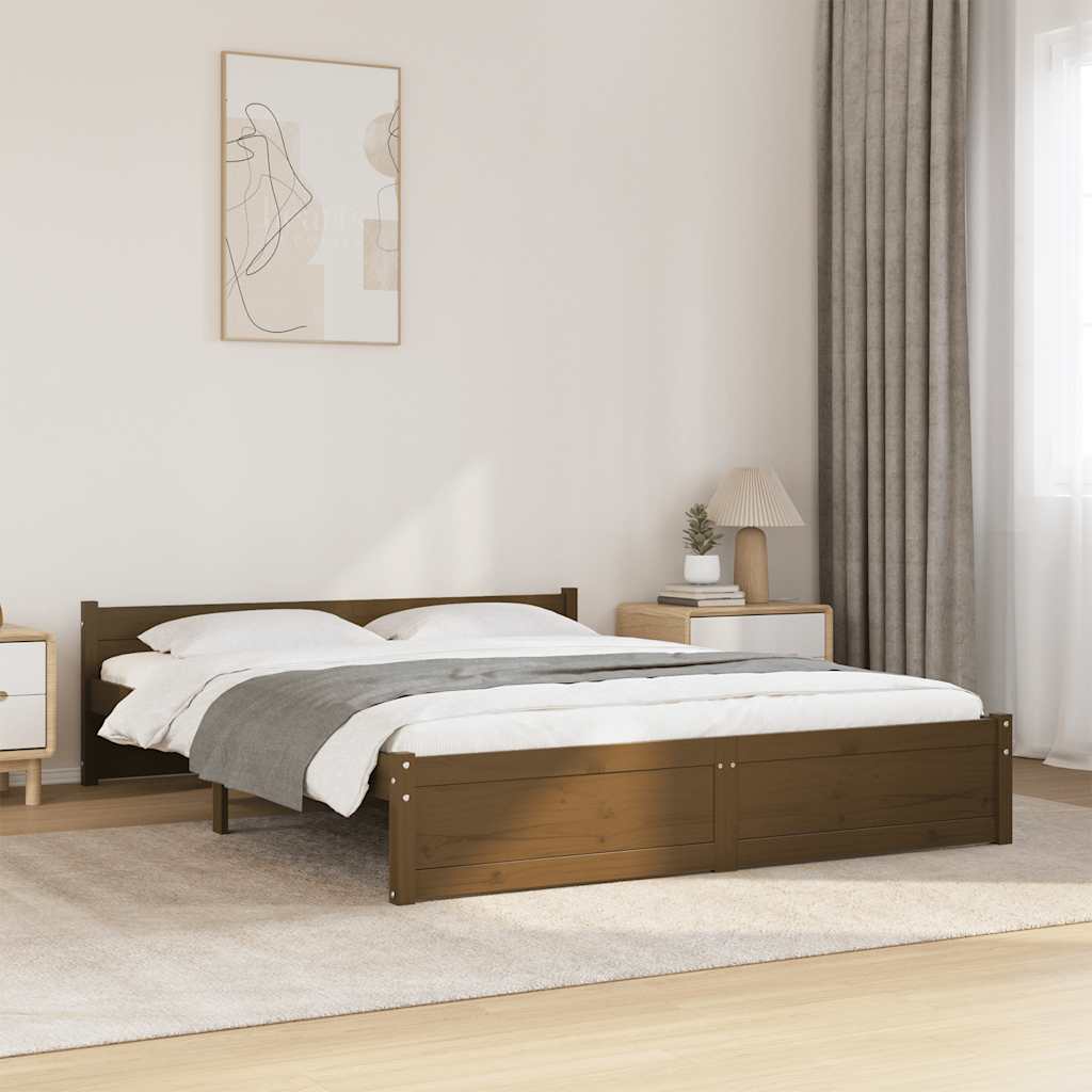 Bedframe Massief Hout