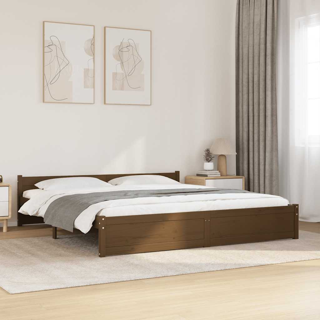 Bedframe Massief Hout