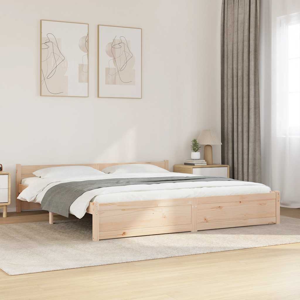 Bedframe Massief Hout
