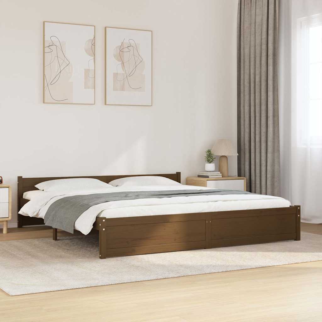 Bedframe Massief Hout