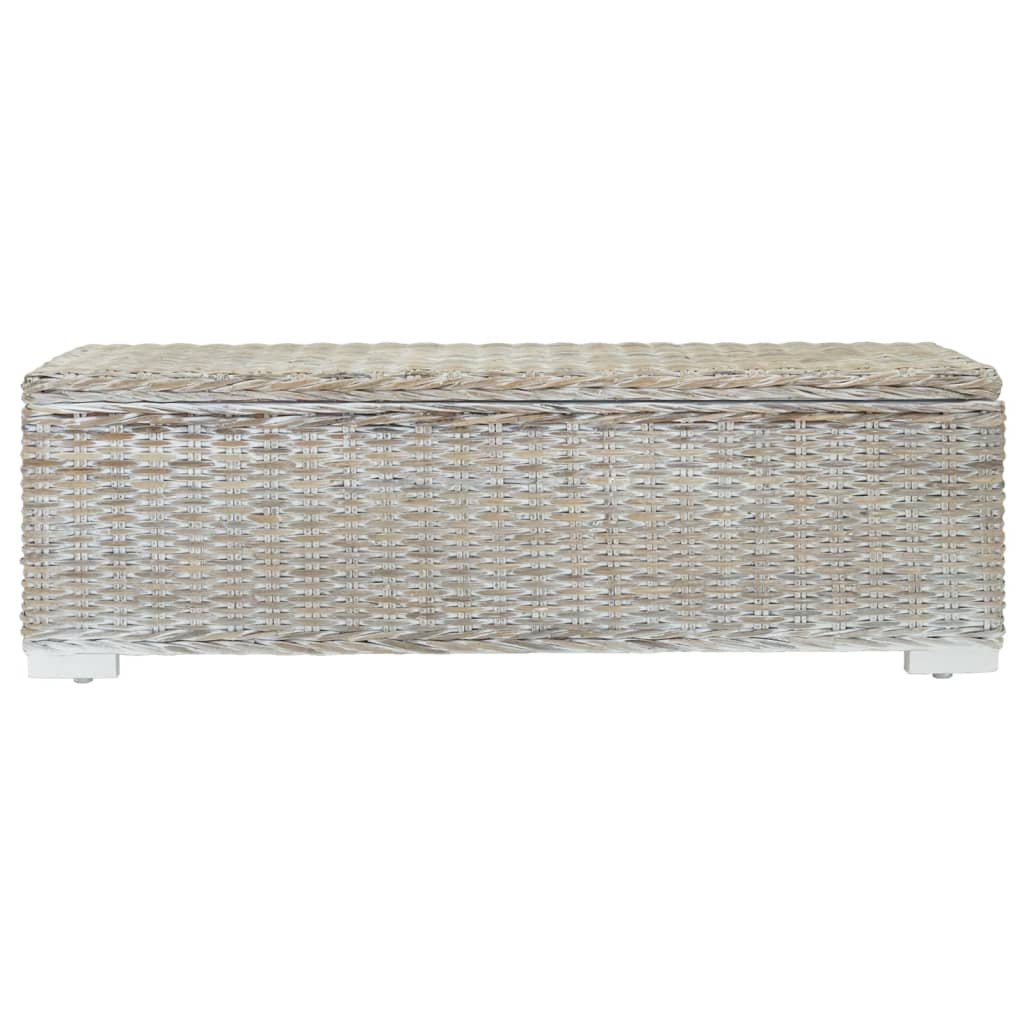 Opbergbox 110 Cm Natuurlijk Kubu Rattan & Massief Mahoniehout