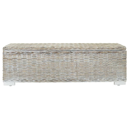 Opbergbox 110 Cm Natuurlijk Kubu Rattan & Massief Mahoniehout