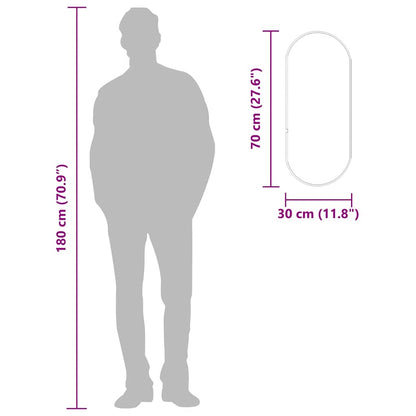 Wandspiegel Ovaal Kleurig