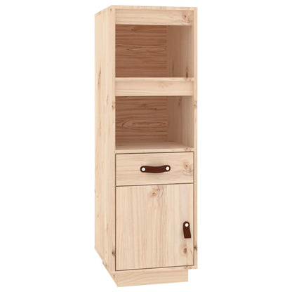 Hoge Kast 34X40X108,5 Cm Massief Grenenhout