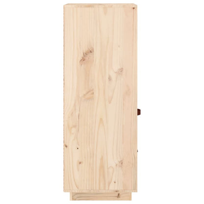 Hoge Kast 34X40X108,5 Cm Massief Grenenhout