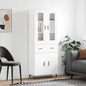 Hoge Kast 69,5X34X180 Cm Bewerkt Hout