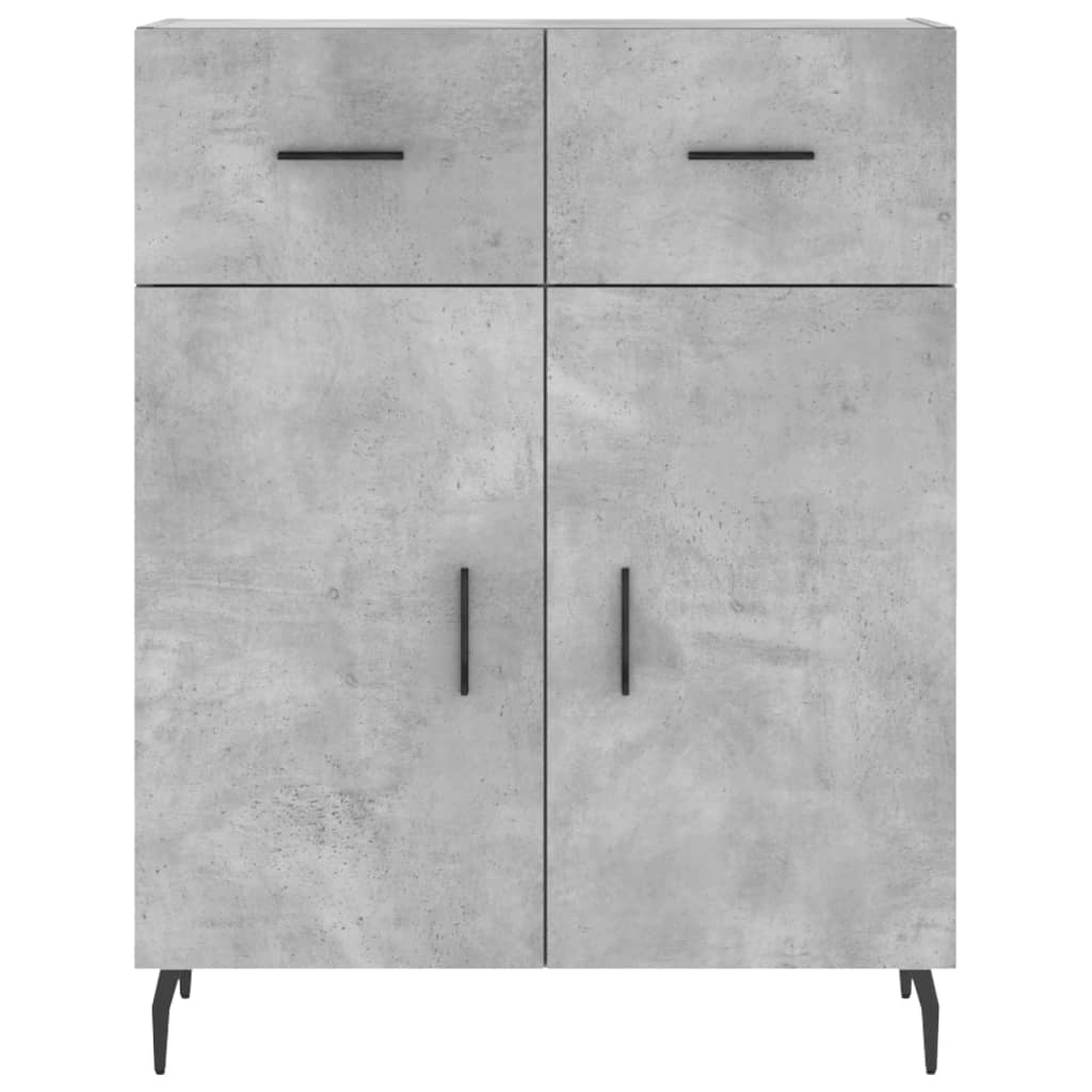 Hoge Kast 69,5X34X180 Cm Bewerkt Hout