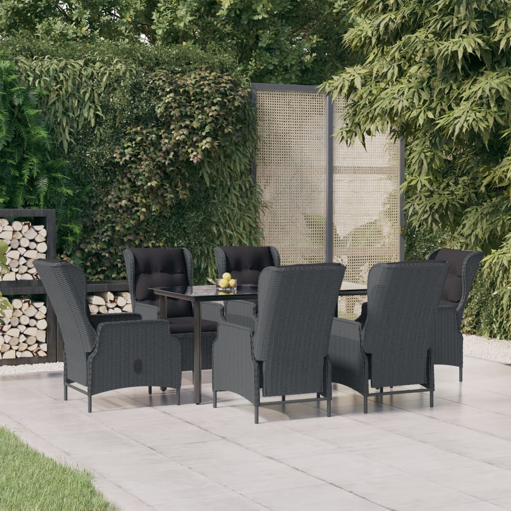 5-Delige Tuinset Poly Rattan