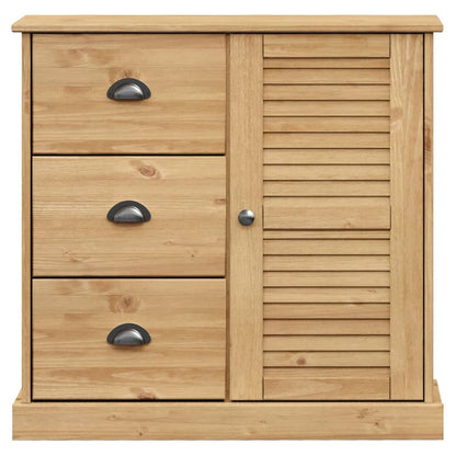Dressoir Met Lades Vigo 78X40X75 Cm Massief Grenenhout