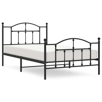 Bedframe Met Hoofd- En Voeteneinde Metaal