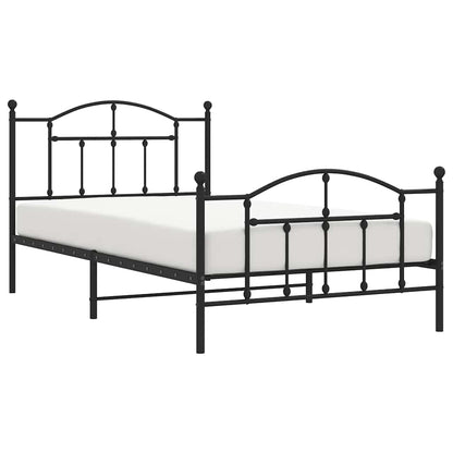 Bedframe Met Hoofd- En Voeteneinde Metaal