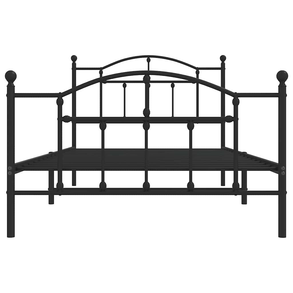 Bedframe Met Hoofd- En Voeteneinde Metaal