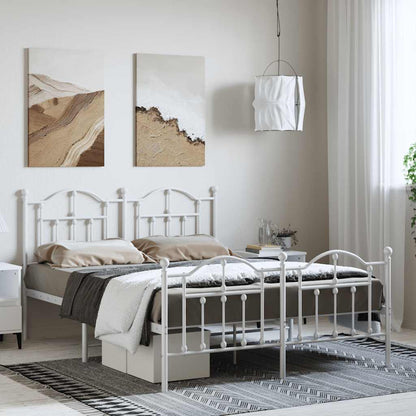 Bedframe Met Hoofd- En Voeteneinde Metaal