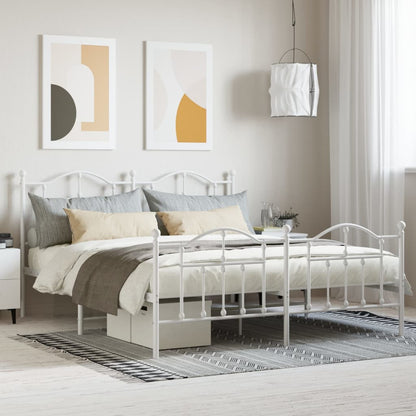 Bedframe Met Hoofd- En Voeteneinde Metaal