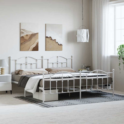 Bedframe Met Hoofd- En Voeteneinde Metaal