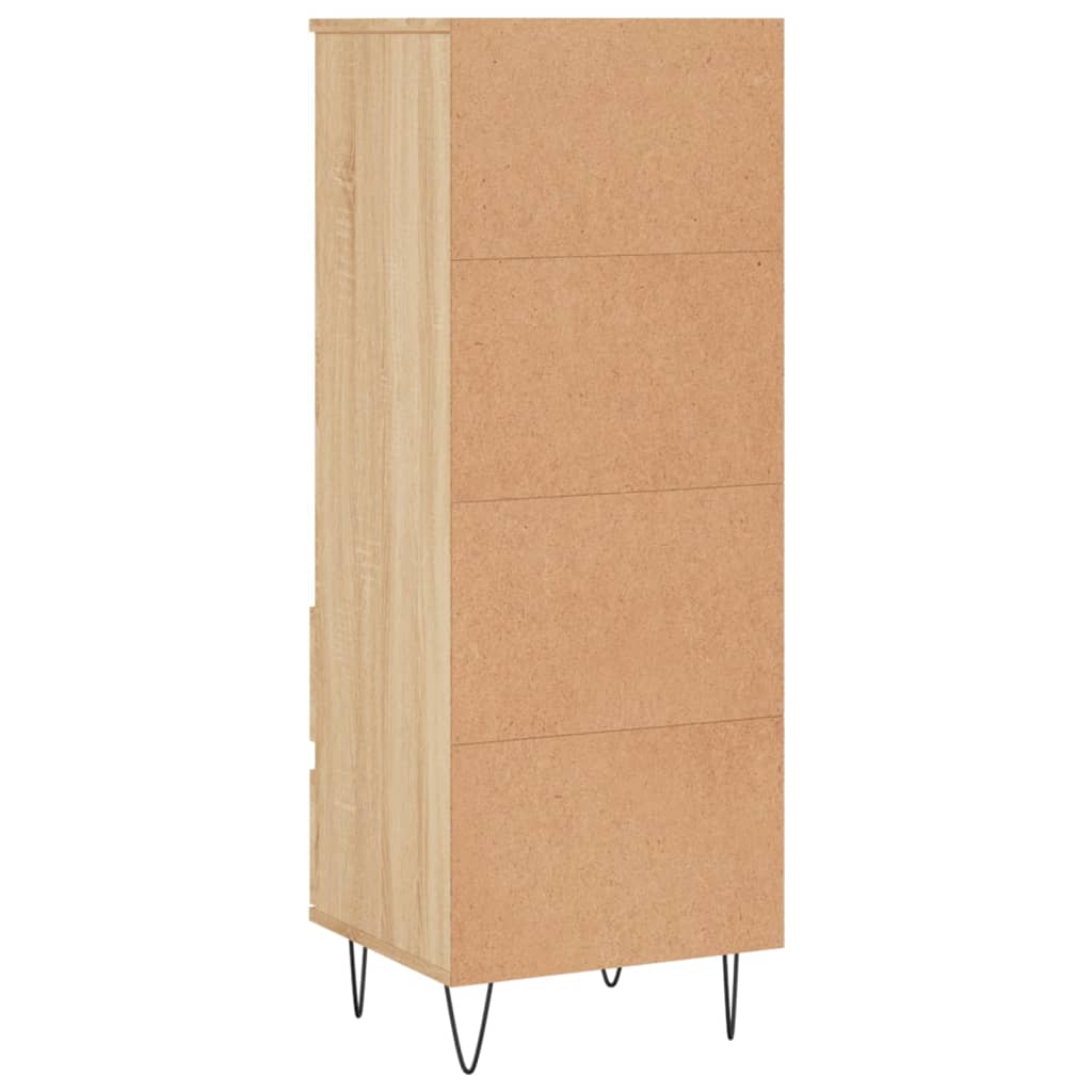 Hoge Kast 40X36X110 Cm Bewerkt Hout