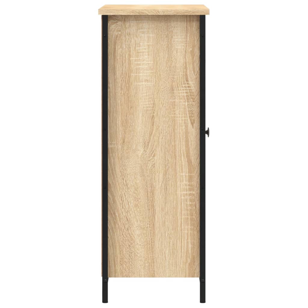 Dressoir 70X30X80 Cm Bewerkt Hout Kleurig