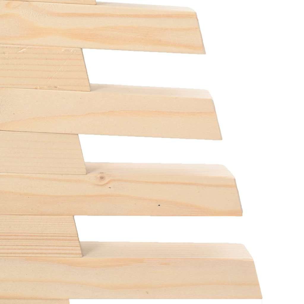 Kerstdecoratie Kerstboom Massief Grenenhout Naturel (Onafgewerkt)