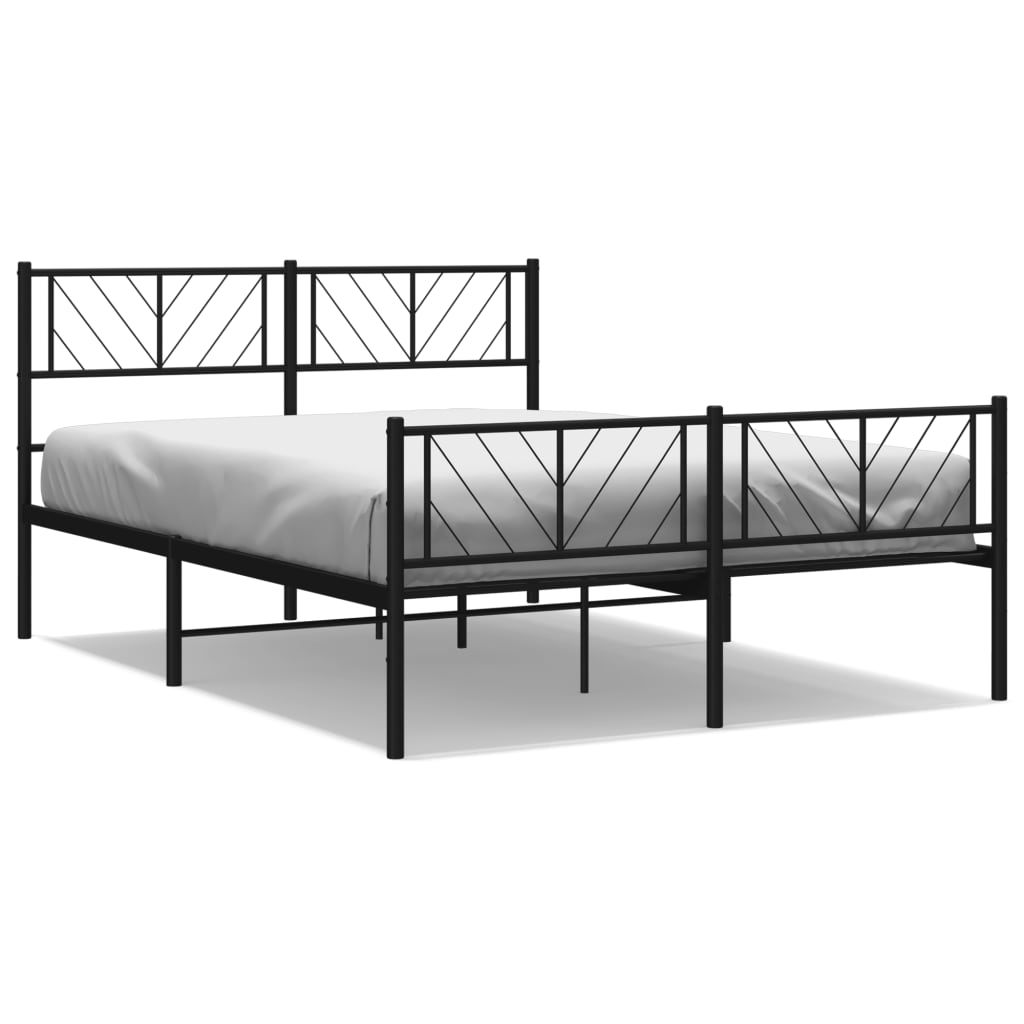 Bedframe Met Hoofd- En Voeteneinde Metaal