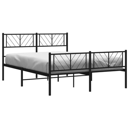 Bedframe Met Hoofd- En Voeteneinde Metaal