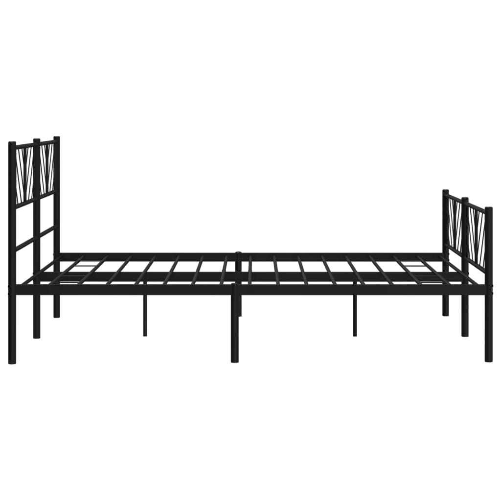 Bedframe Met Hoofd- En Voeteneinde Metaal