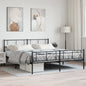 Bedframe Met Hoofd- En Voeteneinde Metaal