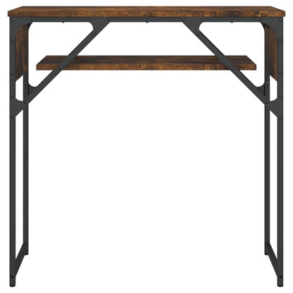 Wandtafel Met Schap 75X30X Bewerkt Hout