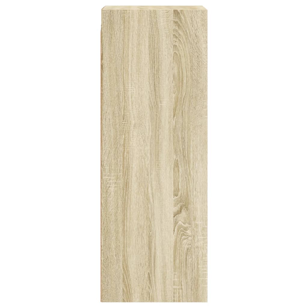 Wandkast Met Glazen Deuren 35X37X100 Cm Kleurig