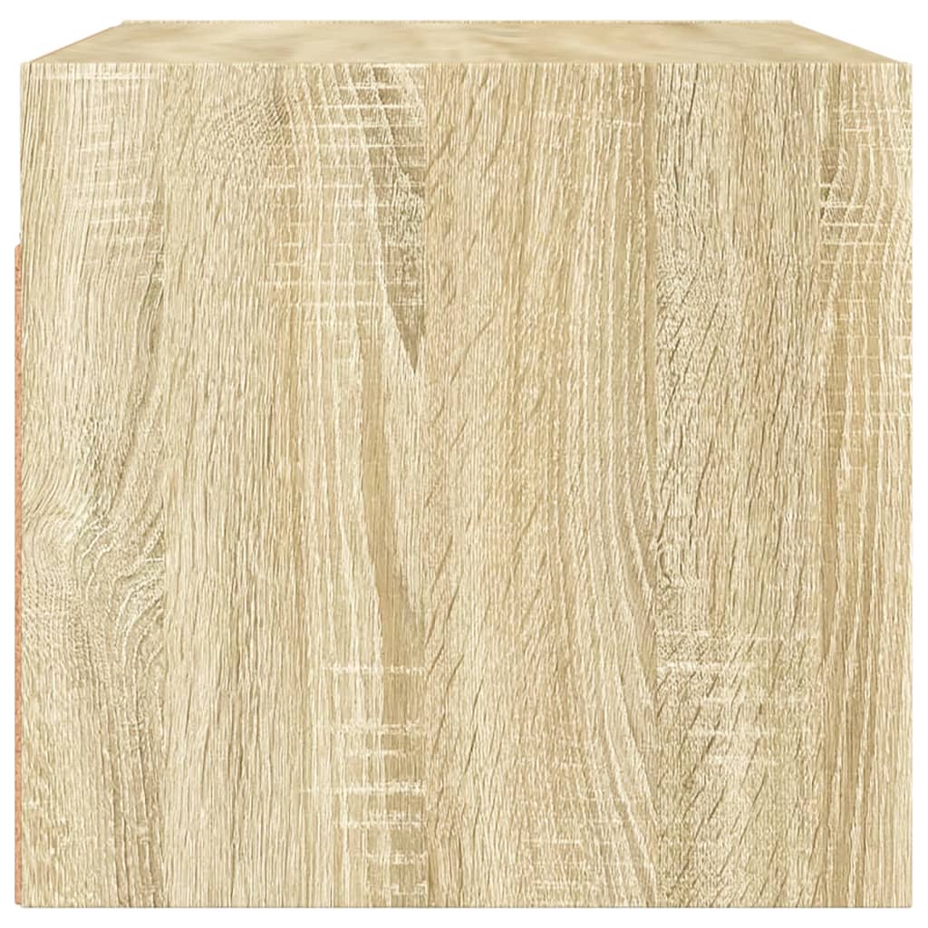 Wandkasten Met Glazen Deuren 68,5X37X35 Cm