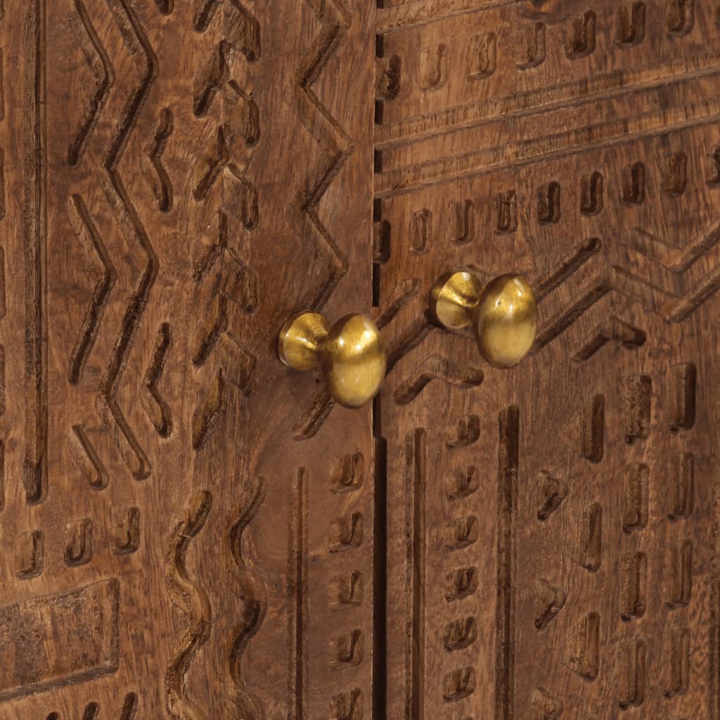 Dressoir Massief Mangohout En Ijzer