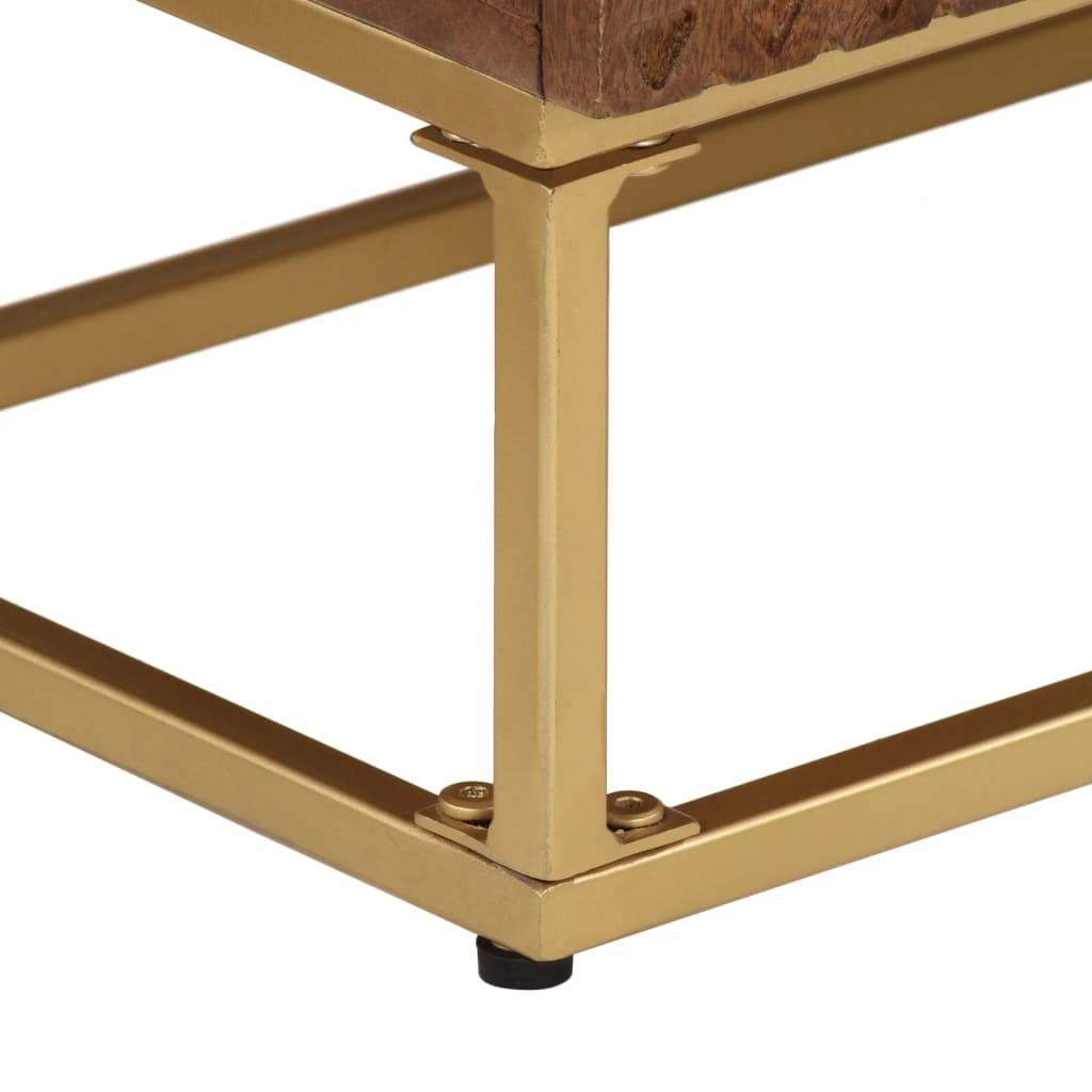 Dressoir Massief Mangohout En Ijzer