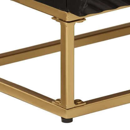 Dressoir Massief Mangohout En Ijzer Zwart