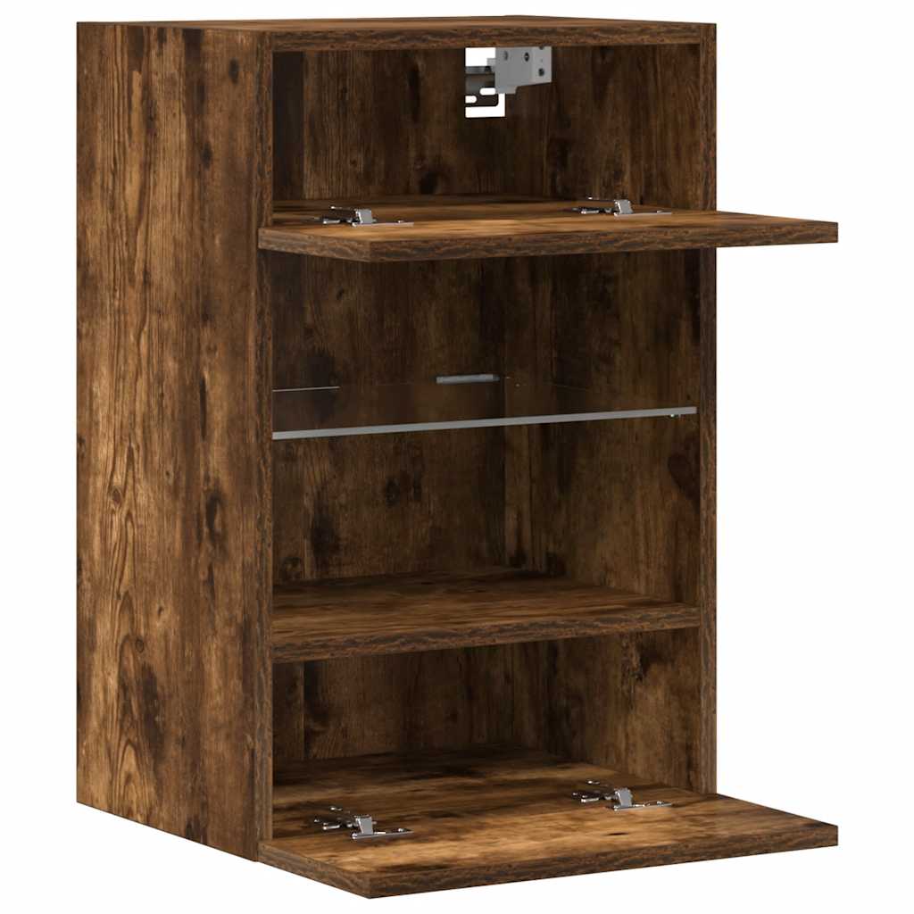 Wandkasten Met Led-Verlichting Voor Tv 40X30X60,5 Cm Kleurig