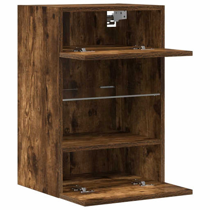 Wandkasten Met Led-Verlichting Voor Tv 40X30X60,5 Cm Kleurig