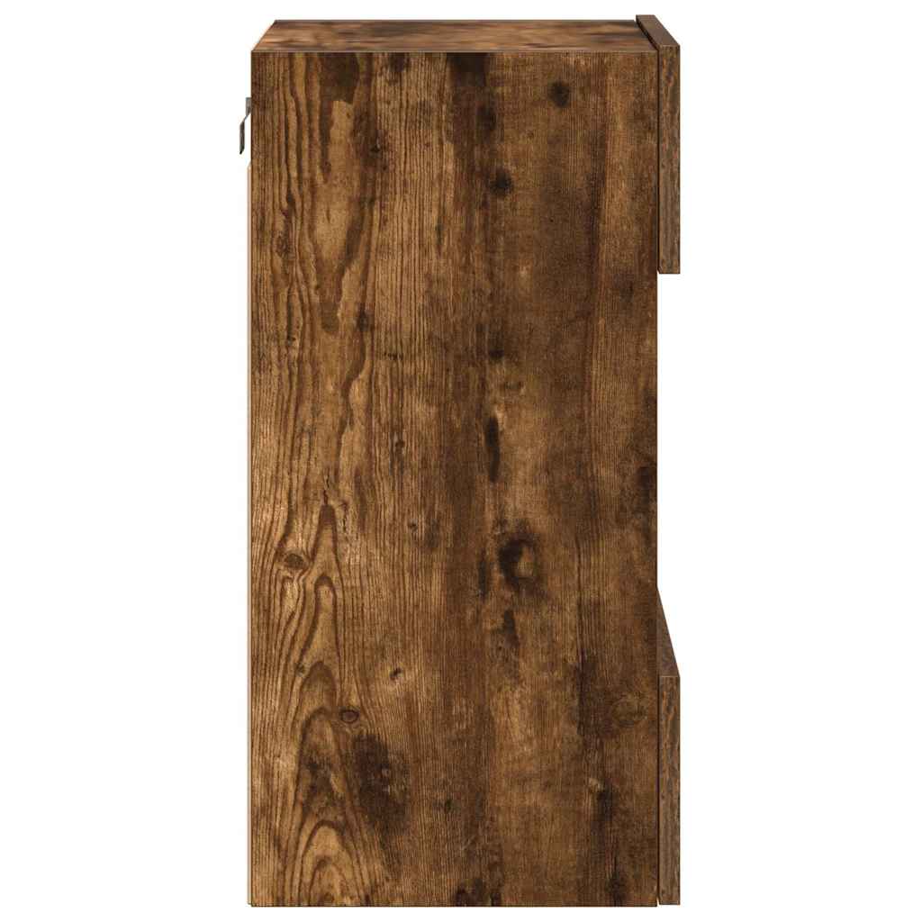 Wandkasten Met Led-Verlichting Voor Tv 40X30X60,5 Cm Kleurig