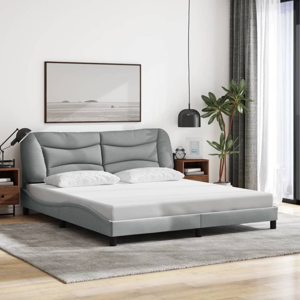 Bedframe Zonder Matras &quot;Hvar&quot; Stof