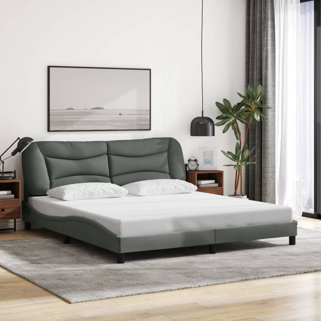 Bedframe Zonder Matras &quot;Hvar&quot; Stof